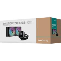Система жидкостного охлаждения Deepcool Mystique 240 ARGB Black Фото 5