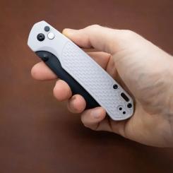 Нож CJRB Pyrite Light Large BB FRN Grey Фото 5