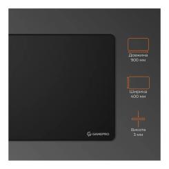 Коврик для мышки GamePro MP275B Speed/Control Black Фото 5