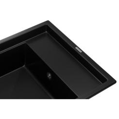 Мойка кухонная GRANADO Estella black shine Фото 4