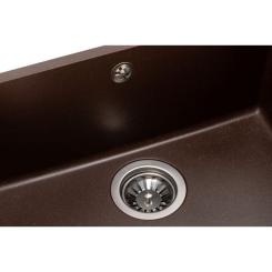Мойка кухонная GRANADO Under top L marron Фото 2