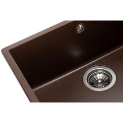 Мойка кухонная GRANADO Under top L marron Фото 4