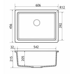 Мойка кухонная GRANADO Under top L marron Фото 6