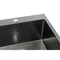 Мойка кухонная GRANADO Galera S201 black honeycomb Фото 7
