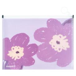 Папка на молнии Axent zip-lock А5 Lavender-4 Фото 1