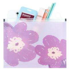 Папка на молнии Axent zip-lock А5 Lavender-4 Фото 2