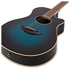 Гитара электроакустическая Yamaha APX600 Oriental Blue Burst Фото 1