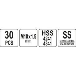 Набор инструментов Yato для ремонта резьбы M10x1,5 Фото 3