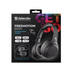 Наушники Defender FreeMotion B690 Bluetooth Black Фото 5