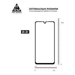 Стекло защитное Armorstandart Pro Samsung A26 5G Black Фото 2