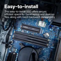 Накопитель SSD Micron M.2 2280 1TB P310 with heatsink Фото 4