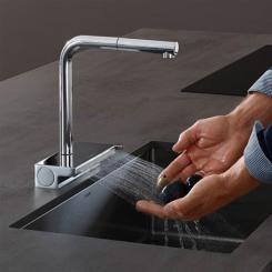 Смеситель Hansgrohe Aquno Select M81 , 21 см, хром Фото 1