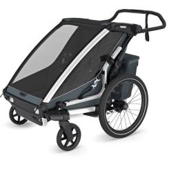Коляска Thule Chariot Cross 2 Double (Dark Slate) Фото 2