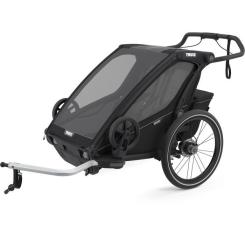 Коляска Thule Chariot Sport Double (Midnight Black) Фото
