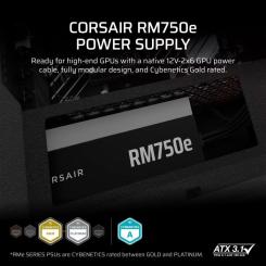 Блок питания Corsair 750W RM750e Фото 7