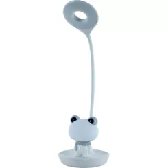 Настольная лампа Kite Froggy LED с аккумулятором, белая Фото 1