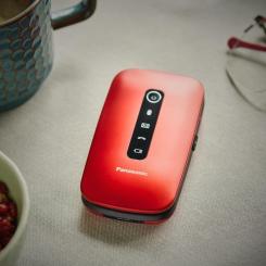 Мобильный телефон Panasonic KX-TU550 Red Фото 9