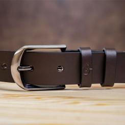 Ремень Grande Pelle Брючный Коричневый Фото 10