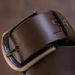 Ремень Grande Pelle Брючный Коричневый Фото 6