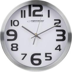 Настенные часы Esperanza Wall Clock Zurich 25 см White Фото