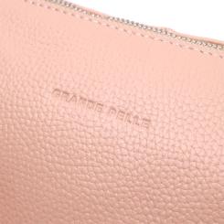 Сумка Grande Pelle Из натуральной зернистой кожи Пудровая Фото 2