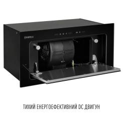 Вытяжка кухонная Perfelli DESIGN VISION 6 NERO SILENZIO Фото 9