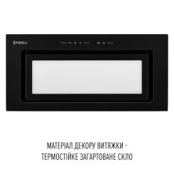 Вытяжка кухонная Perfelli DESIGN VISION 6 NERO SILENZIO Фото 4