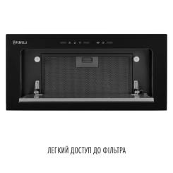 Вытяжка кухонная Perfelli DESIGN VISION 6 NERO SILENZIO Фото 6