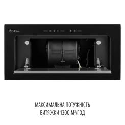 Вытяжка кухонная Perfelli DESIGN VISION 6 NERO SILENZIO Фото 8