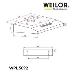 Вытяжка кухонная Weilor WPL 5092 I Фото 8