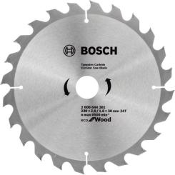 Диск пильный Bosch пиляльний Eco for Wood 230x30-24T Фото