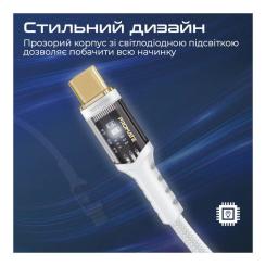 Дата кабель Promate USB-C to USB-C 2.0m Фото 4