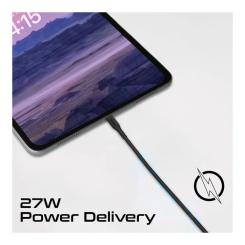 Дата кабель Promate USB-C to Lightning 2.0m Фото 3