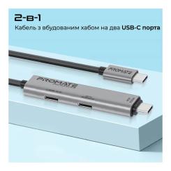 Дата кабель Promate USB-C to USB-C 1.5m Фото 2