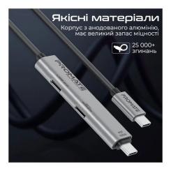 Дата кабель Promate USB-C to USB-C 1.5m Фото 5