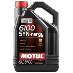 Моторное масло MOTUL 6100 Syn-nergy SAE 5W-30 4л Фото