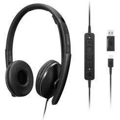 Наушники Lenovo Wired ANC Headset Gen 2 (Teams) Black Фото 5