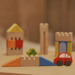 Кубики Ігротеко Строительные блоки Город 18 элементов Фото 1