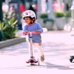 Самокат Micro Mini Deluxe Fairy Glitter LED Рожевий Фото 9