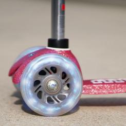 Самокат Micro Mini Deluxe Fairy Glitter LED Рожевий Фото 5