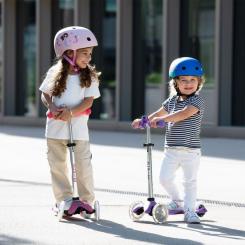 Самокат Micro Mini Deluxe Fairy Glitter LED Рожевий Фото 8