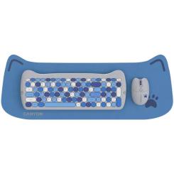 Комплект Canyon HSET-W6 Kitty Edition Wireless UA Blue Фото