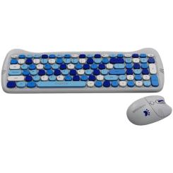 Комплект Canyon HSET-W6 Kitty Edition Wireless UA Blue Фото 2