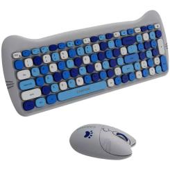 Комплект Canyon HSET-W6 Kitty Edition Wireless UA Blue Фото 3