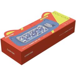 Комплект Canyon HSET-W6 Kitty Edition Wireless UA Blue Фото 5