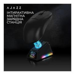 Мышка Ajazz AJ159 APEX Wireless/Bluetooth/USB Black Фото 7