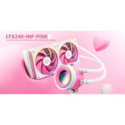 Система жидкостного охлаждения ID-Cooling FX240 INF Pink Фото 9