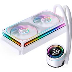 Система жидкостного охлаждения JONSBO TH-240 White Фото 2