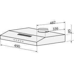 Вытяжка кухонная DAHATI CH-500BR Фото 3