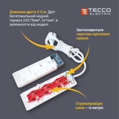 Сетевой удлинитель TECCO 5м 3 поста white Фото 5